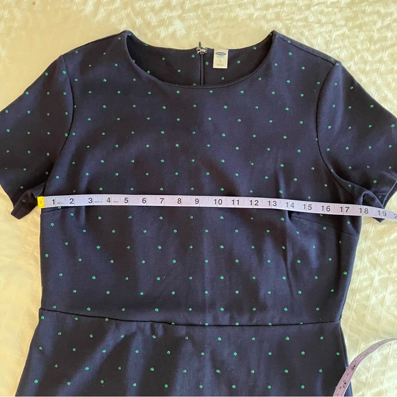 Blue and green r shirt dress - Picture 3 of 6